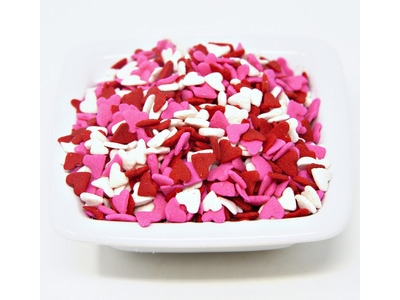 Pink, Red & White Heart Shapes 5lb